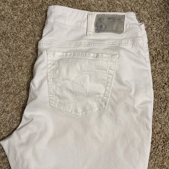 Silver boyfriend jeans sz 18 - Picture 2 of 6